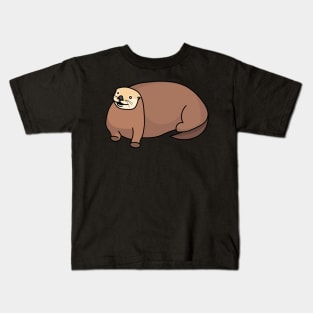 Abby the CHONK Otter Kids T-Shirt